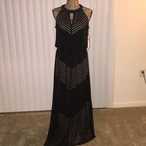 London Times Black Cocktail Dress